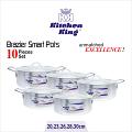 Kitchen King | Brazier Smart Pot Set 8-12″ (10 Pcs)
